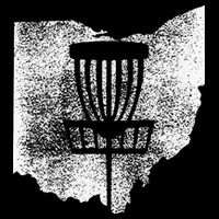 Ohio Disc Golf State With Basket Distressed Graphic 16 in Basic Backpack