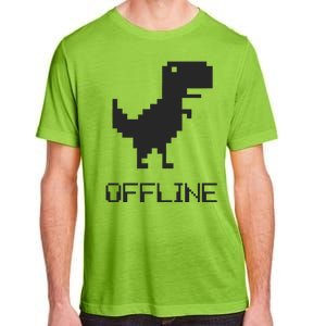 Offline Dinosaur Game Adult ChromaSoft Performance T-Shirt