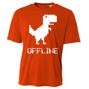 Offline Dinosaur Game Cooling Performance Crew T-Shirt