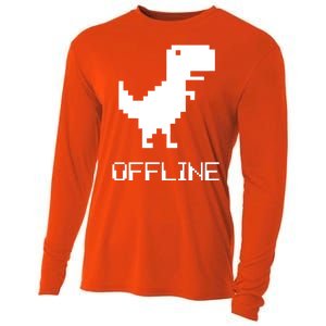 Offline Dinosaur Game Cooling Performance Long Sleeve Crew