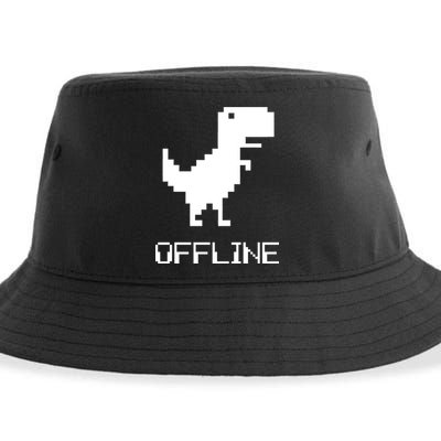 Offline Dinosaur Game Sustainable Bucket Hat