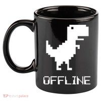 Offline Dinosaur Game 11oz C Handle Ceramic Mug