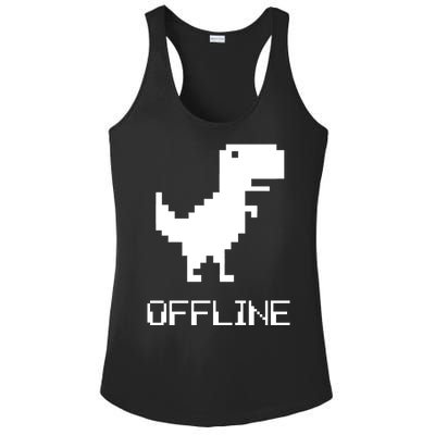 Offline Dinosaur Game Ladies PosiCharge Competitor Racerback Tank