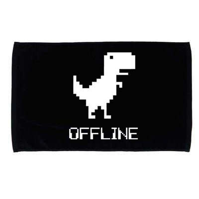 Offline Dinosaur Game Microfiber Hand Towel