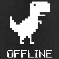 Offline Dinosaur Game Microfiber Hand Towel