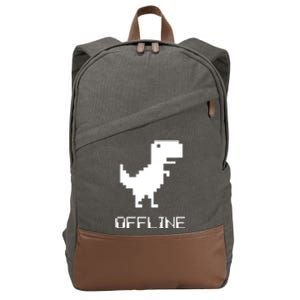 Offline Dinosaur Game Cotton Canvas Backpack