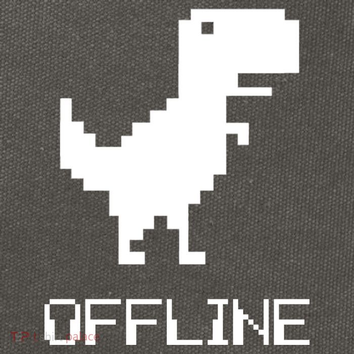 Offline Dinosaur Game Cotton Canvas Backpack