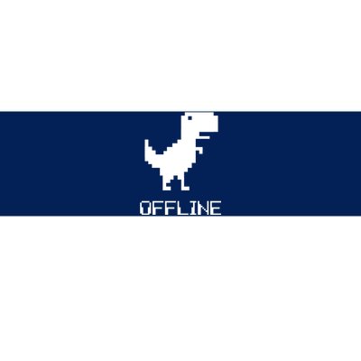 Offline Dinosaur Game Bumper Sticker