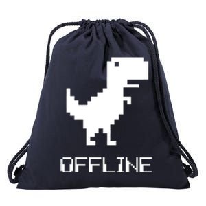 Offline Dinosaur Game Drawstring Bag