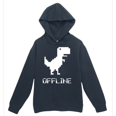 Offline Dinosaur Game Urban Pullover Hoodie