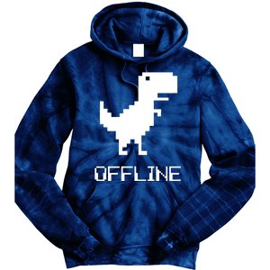 Offline Dinosaur Game Tie Dye Hoodie