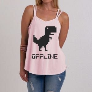 Offline Dinosaur Game Women's Strappy Tank