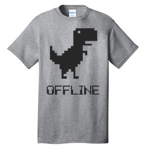 Offline Dinosaur Game Tall T-Shirt