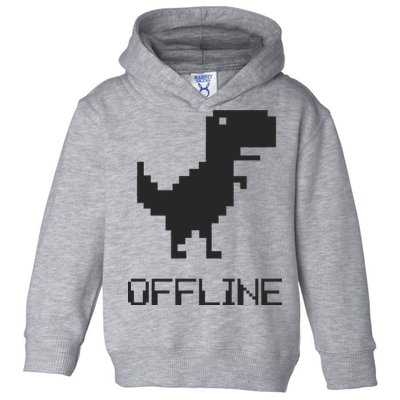 Offline Dinosaur Game Toddler Hoodie