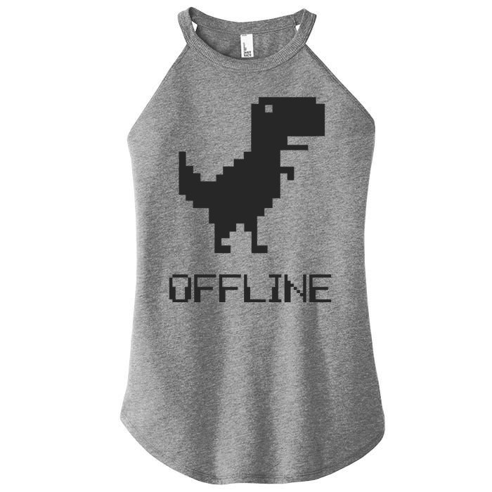 Offline Dinosaur Game Women's Perfect Tri Rocker Tank