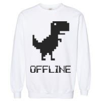 Offline Dinosaur Game Garment-Dyed Sweatshirt