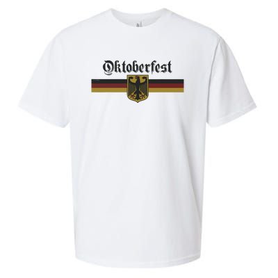 Oktoberfest Deutschland German Flag Coat Of Arm Banner Crest Sueded Cloud Jersey T-Shirt