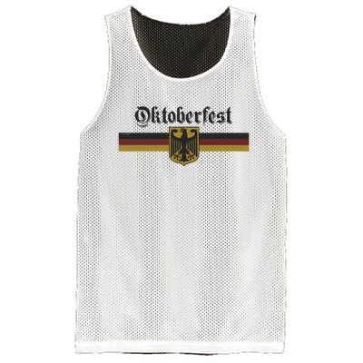 Oktoberfest Deutschland German Flag Coat Of Arm Banner Crest Mesh Reversible Basketball Jersey Tank