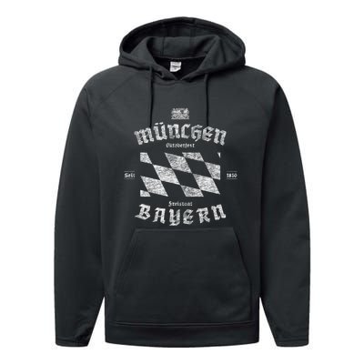 Oktoberfest Deutschland German Beer Festival Performance Fleece Hoodie