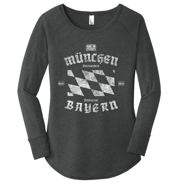 Oktoberfest Deutschland German Beer Festival Women's Perfect Tri Tunic Long Sleeve Shirt