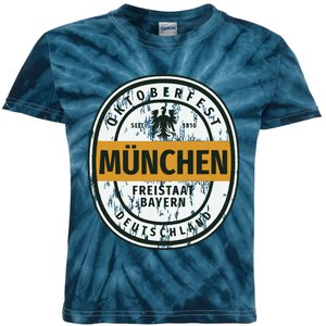 Oktoberfest Deutschland German Beer Festival Kids Tie-Dye T-Shirt