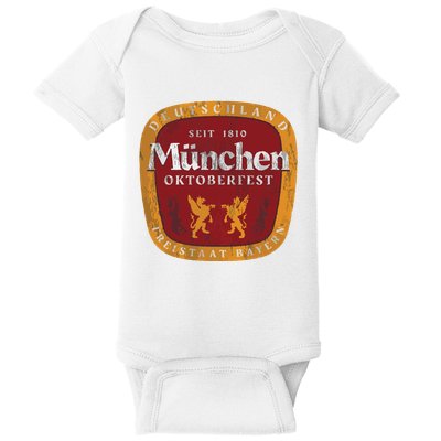 Oktoberfest Deutschland German Beer Festival Baby Bodysuit