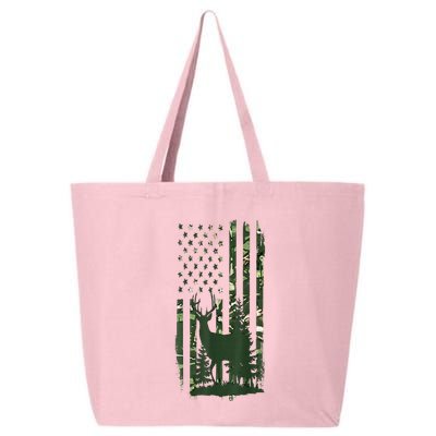 Orange Deer Hunting Gifts Hunters Camo Flag 25L Jumbo Tote