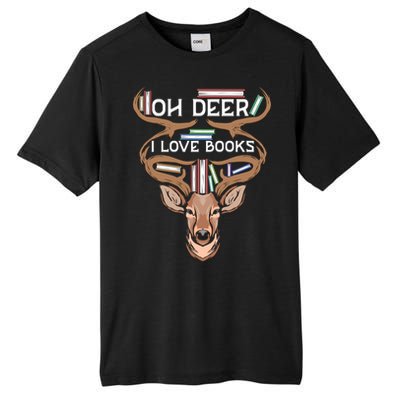 Oh Deer I Love Books Funny Reading Gift Tall Fusion ChromaSoft Performance T-Shirt