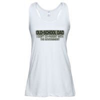 OldSchool Dad I Dont Coparent With The Government Vintage Ladies Essential Flowy Tank