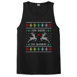 Oh Deer IM Queer Ugly Lgbtq Pride Lesbian Great Gift PosiCharge Competitor Tank