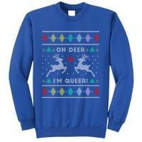 Oh Deer IM Queer Ugly Lgbtq Pride Lesbian Great Gift Sweatshirt