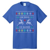 Oh Deer IM Queer Ugly Lgbtq Pride Lesbian Great Gift Tall T-Shirt