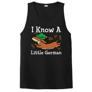 Oktoberfest Dachshund I Know Little German Dog PosiCharge Competitor Tank