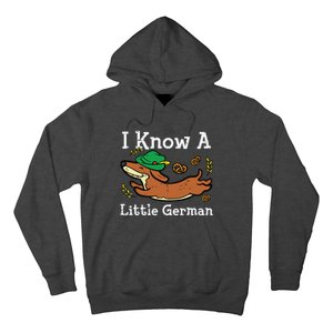 Oktoberfest Dachshund I Know Little German Dog Hoodie