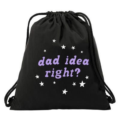 Olivia Dad Idea Right Drawstring Bag