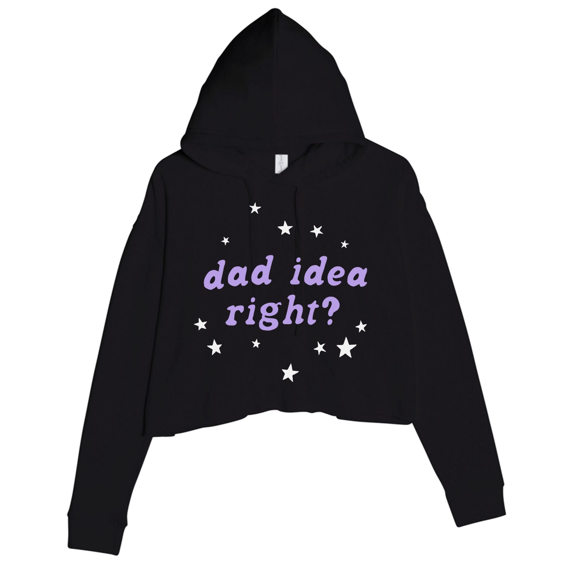 Olivia Dad Idea Right Crop Fleece Hoodie
