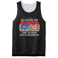 OldSchool Dad I don't coparent with the government Vintage Mesh Reversible Basketball Jersey Tank