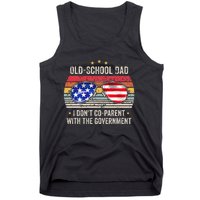 OldSchool Dad I don't coparent with the government Vintage Tank Top