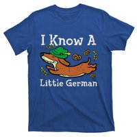 Oktoberfest Dachshund I Know Little German Dog T-Shirt