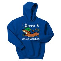 Oktoberfest Dachshund I Know Little German Dog Kids Hoodie