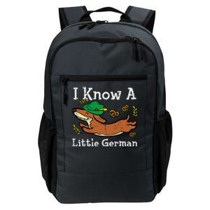 Oktoberfest Dachshund I Know Little German Dog Daily Commute Backpack