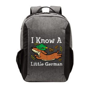 Oktoberfest Dachshund I Know Little German Dog Vector Backpack