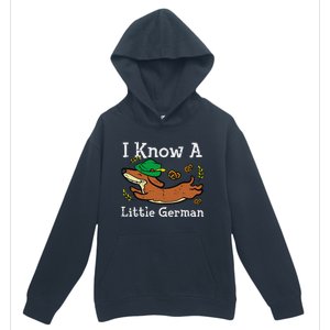 Oktoberfest Dachshund I Know Little German Dog Urban Pullover Hoodie