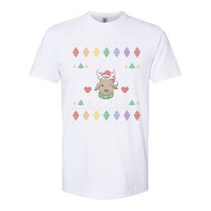 Oh Deer IM Queer Lgbt Lgbtq Pride Ugly Christmas Gift Softstyle CVC T-Shirt