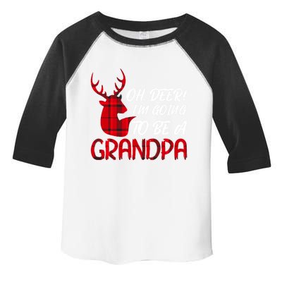 Oh Deer Im Going To Be A Grandpa Christmas Gift Toddler Fine Jersey T-Shirt