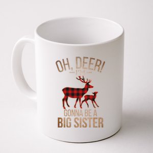 Oh Deer IM Gonna Be A Big Sister Christmas Great Gift Coffee Mug