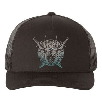 Odin Emblem Norse Mythology Valkyrie Yupoong Adult 5-Panel Trucker Hat