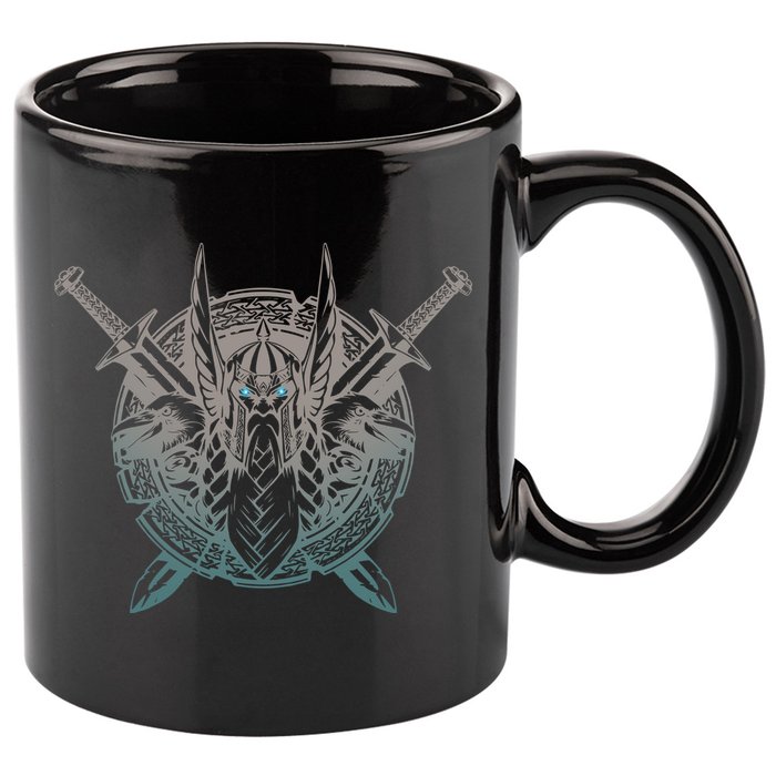 Odin Emblem Norse Mythology Valkyrie 11oz C Handle Ceramic Mug