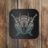 Odin Emblem Norse Mythology Valkyrie Coaster