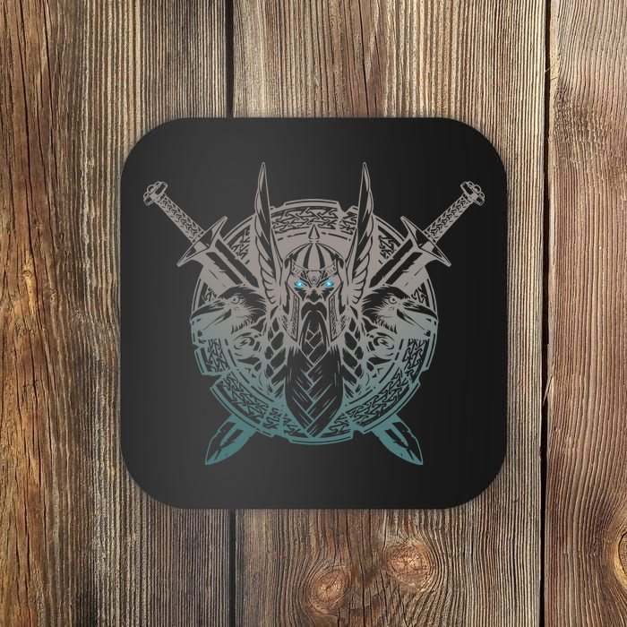 Odin Emblem Norse Mythology Valkyrie Coaster